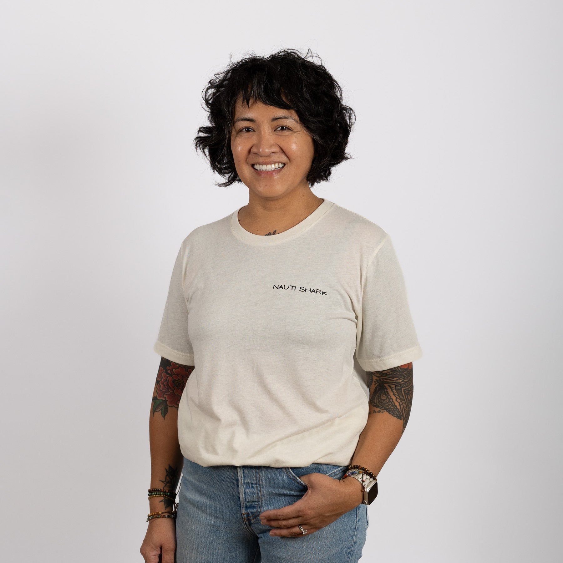 Natural CLASSIC T-Shirt - CLASSIC BLACK LOGO