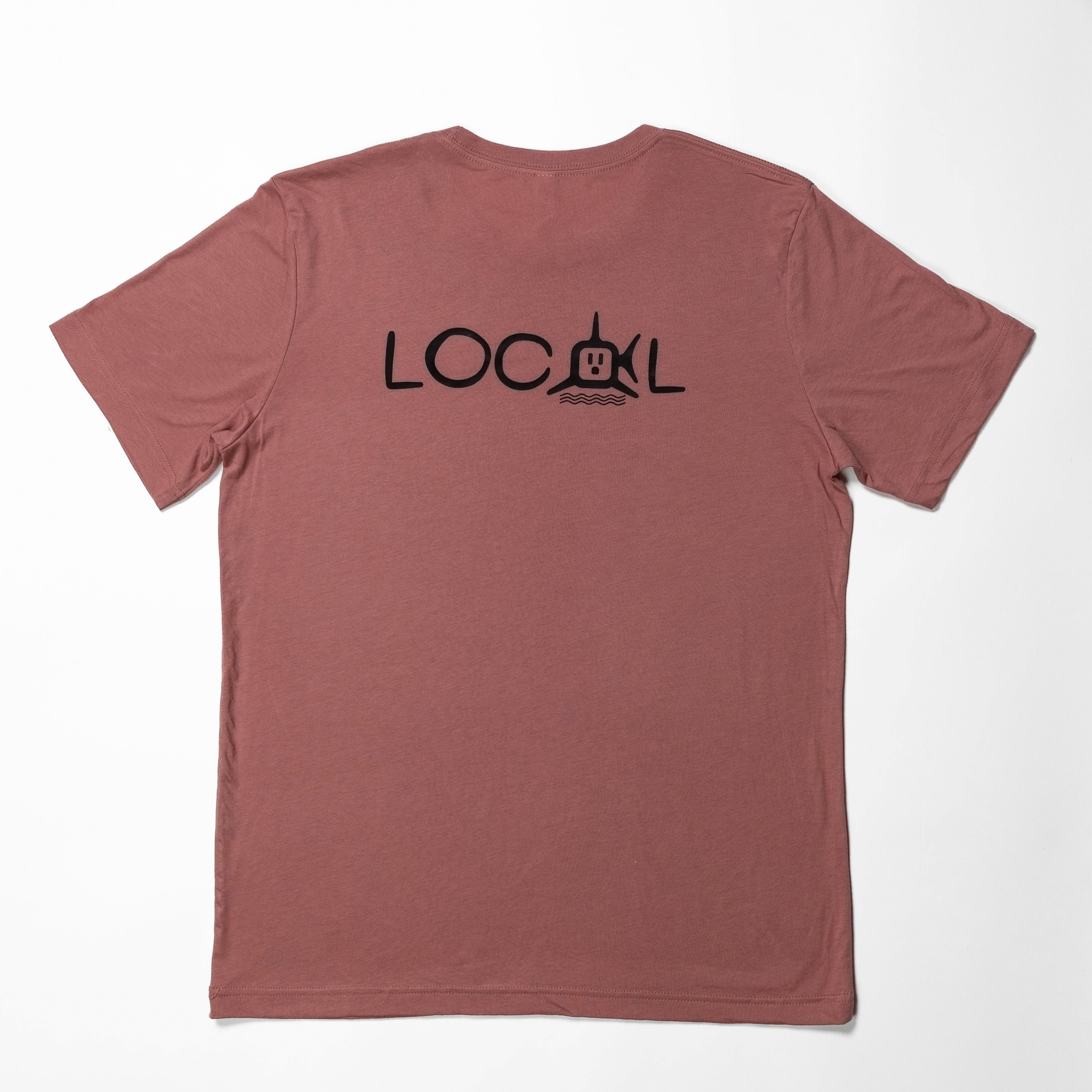 Mauve LOCAL T-Shirt - LOCAL BLACK LOGO