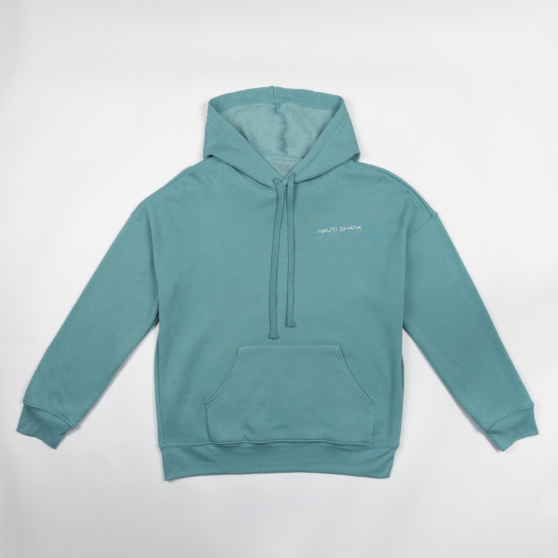 HOODIE W/ WHITE LOCAL LOGO - HEATHER BLUE