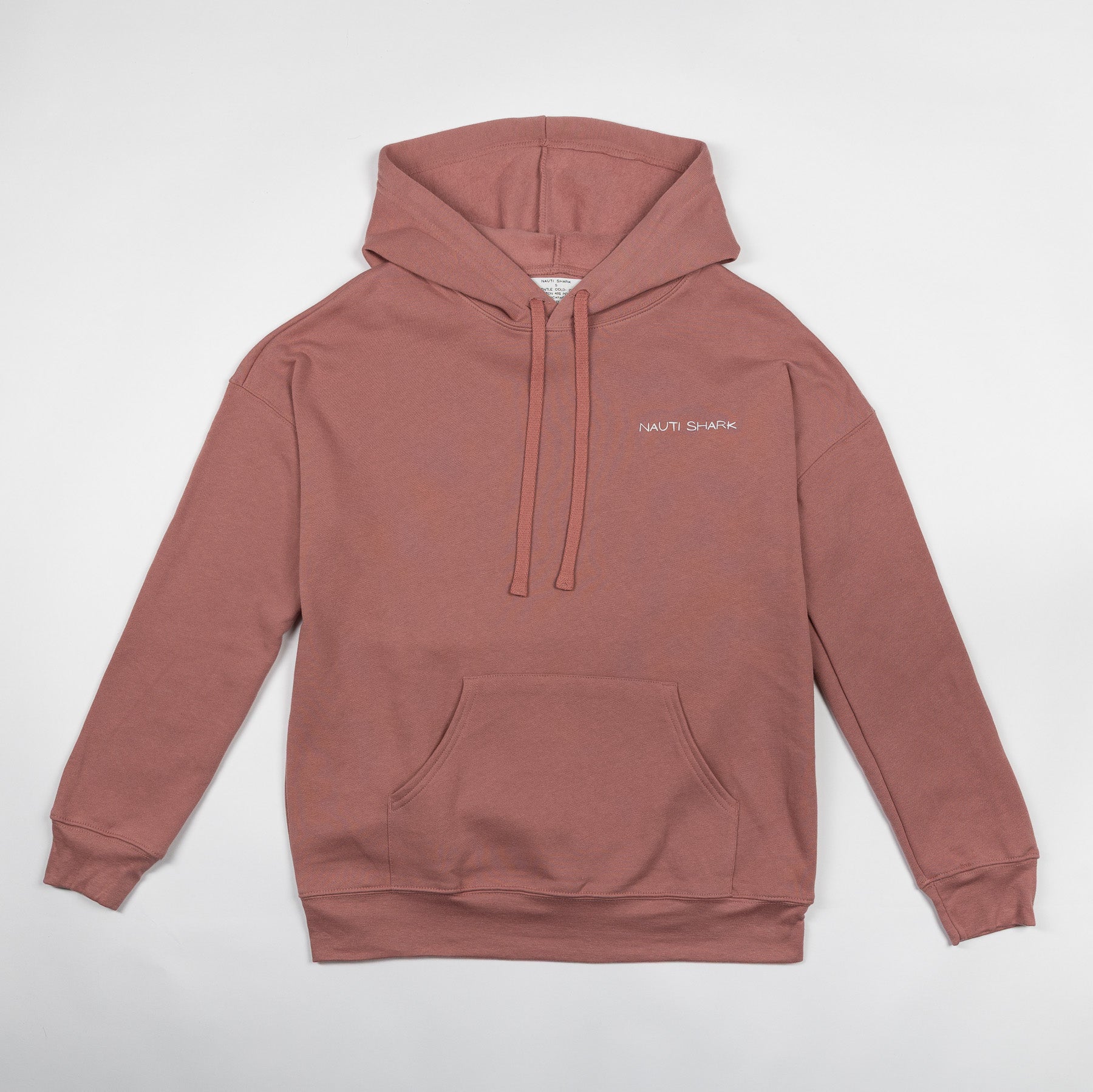 HOODIE W/ WHITE LOCAL LOGO - MAUVE