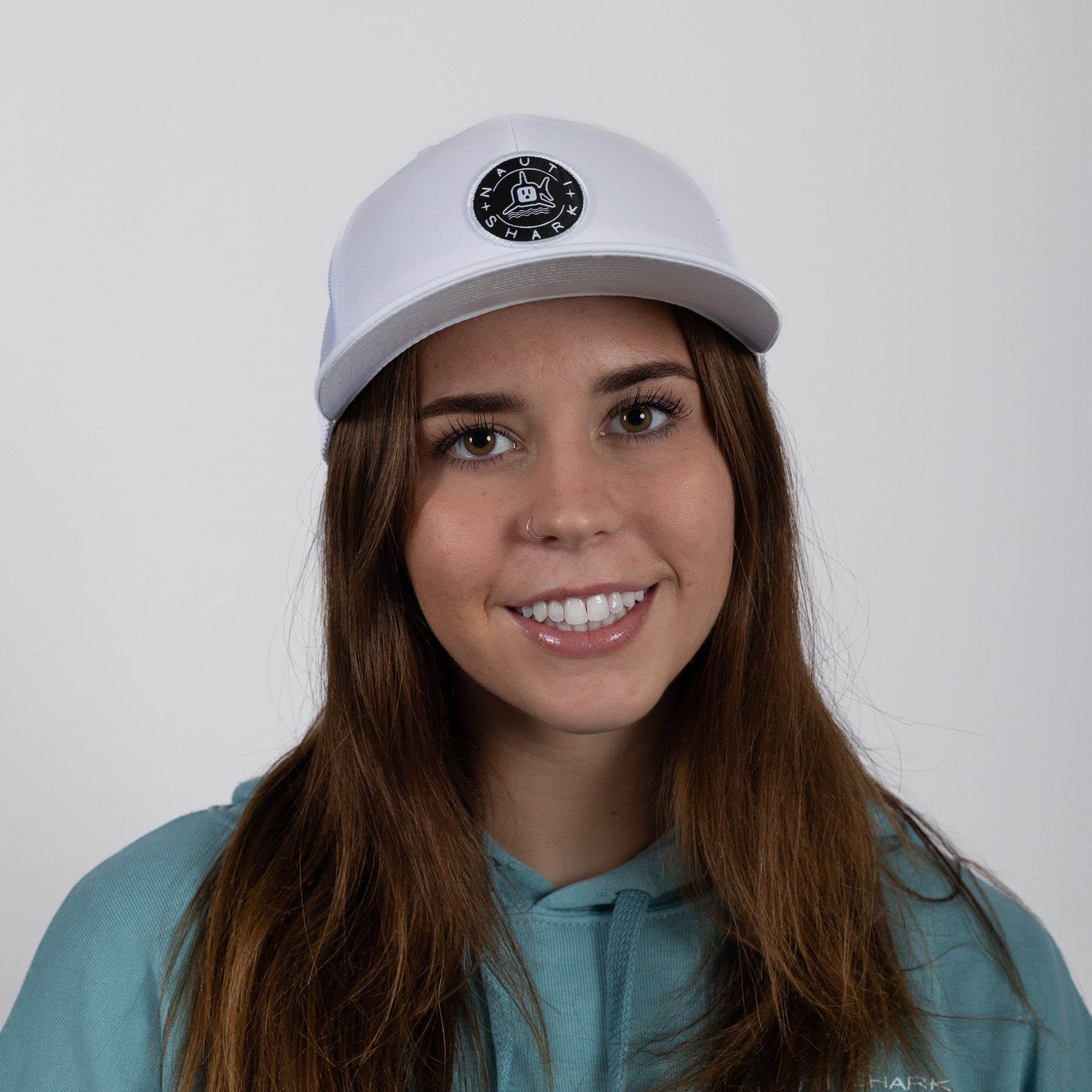 Classic Circle Trucker - White