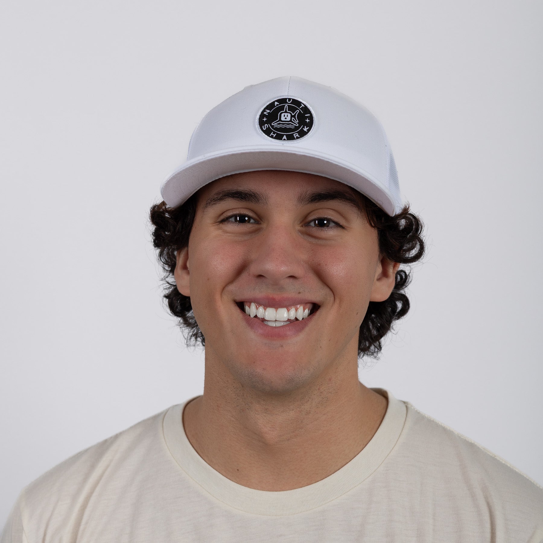 Classic Circle Trucker - White