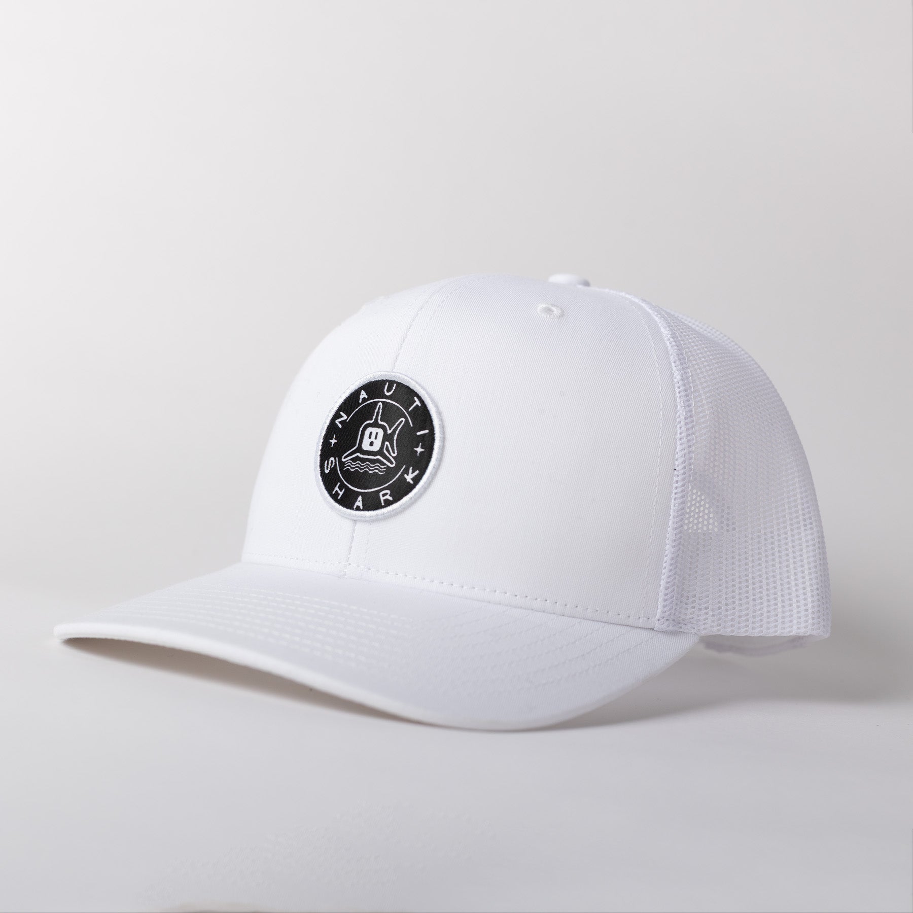 Classic Circle Trucker - White