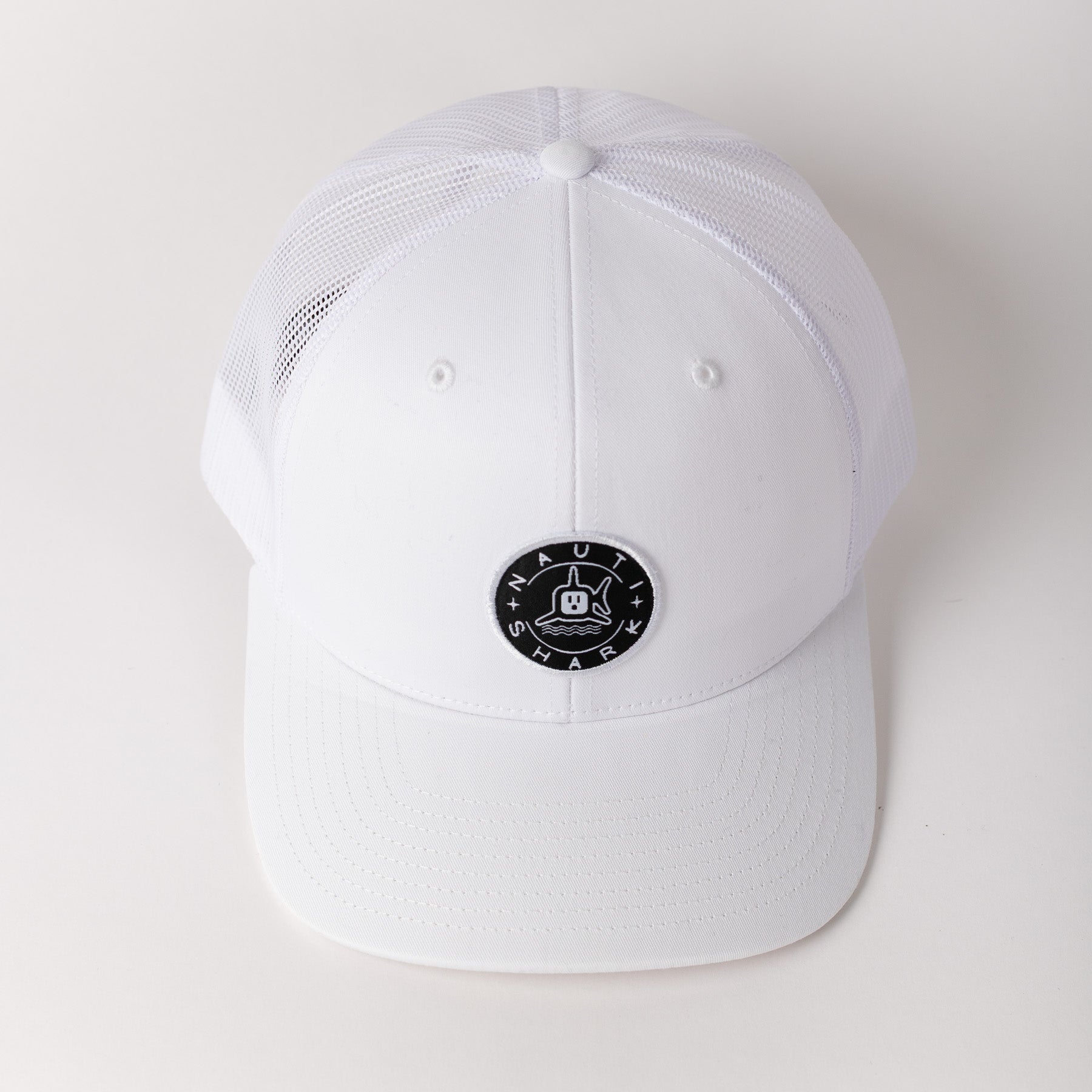 Classic Circle Trucker - White