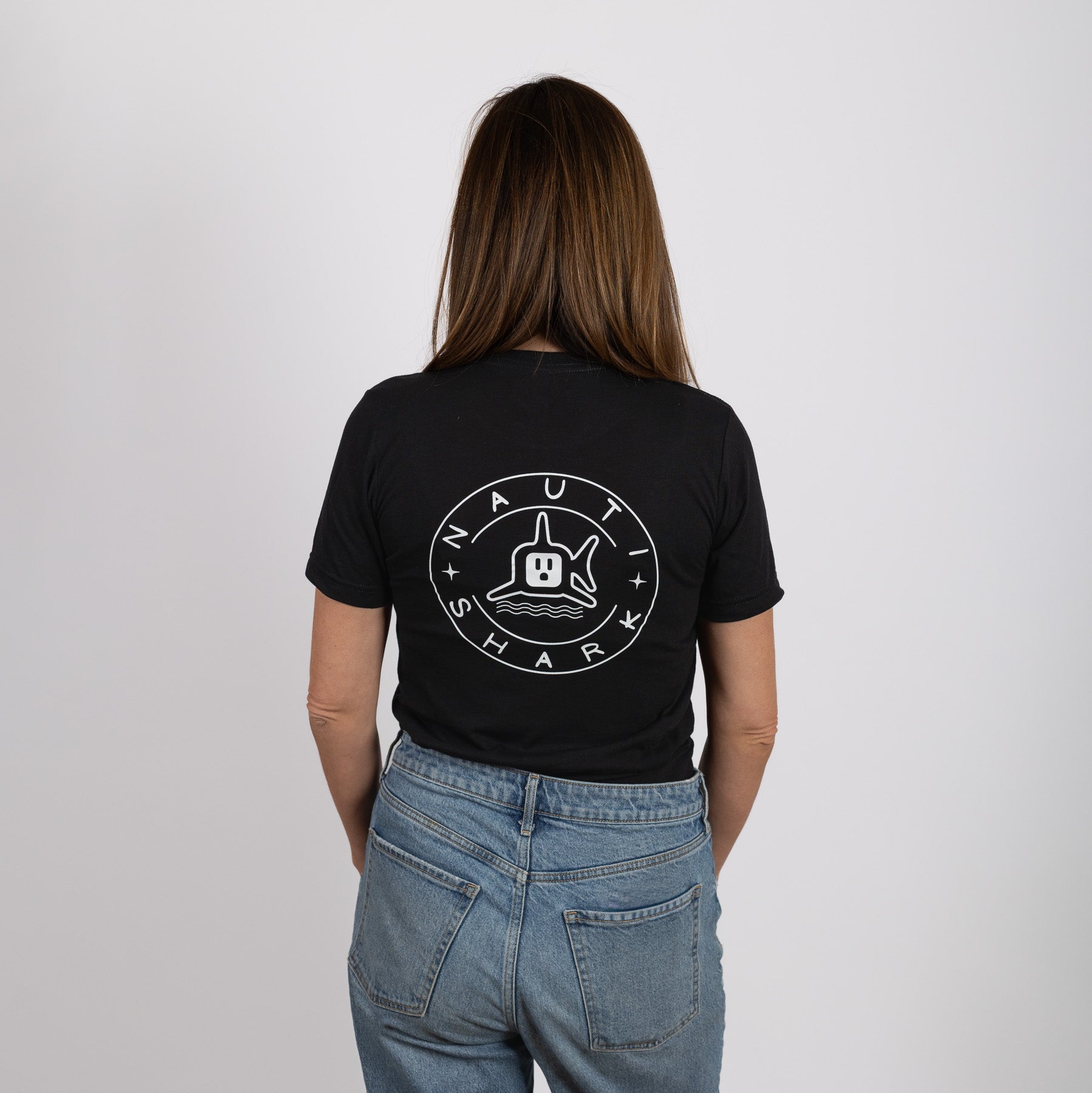 Black CLASSIC T-Shirt - CLASSIC WHITE LOGO