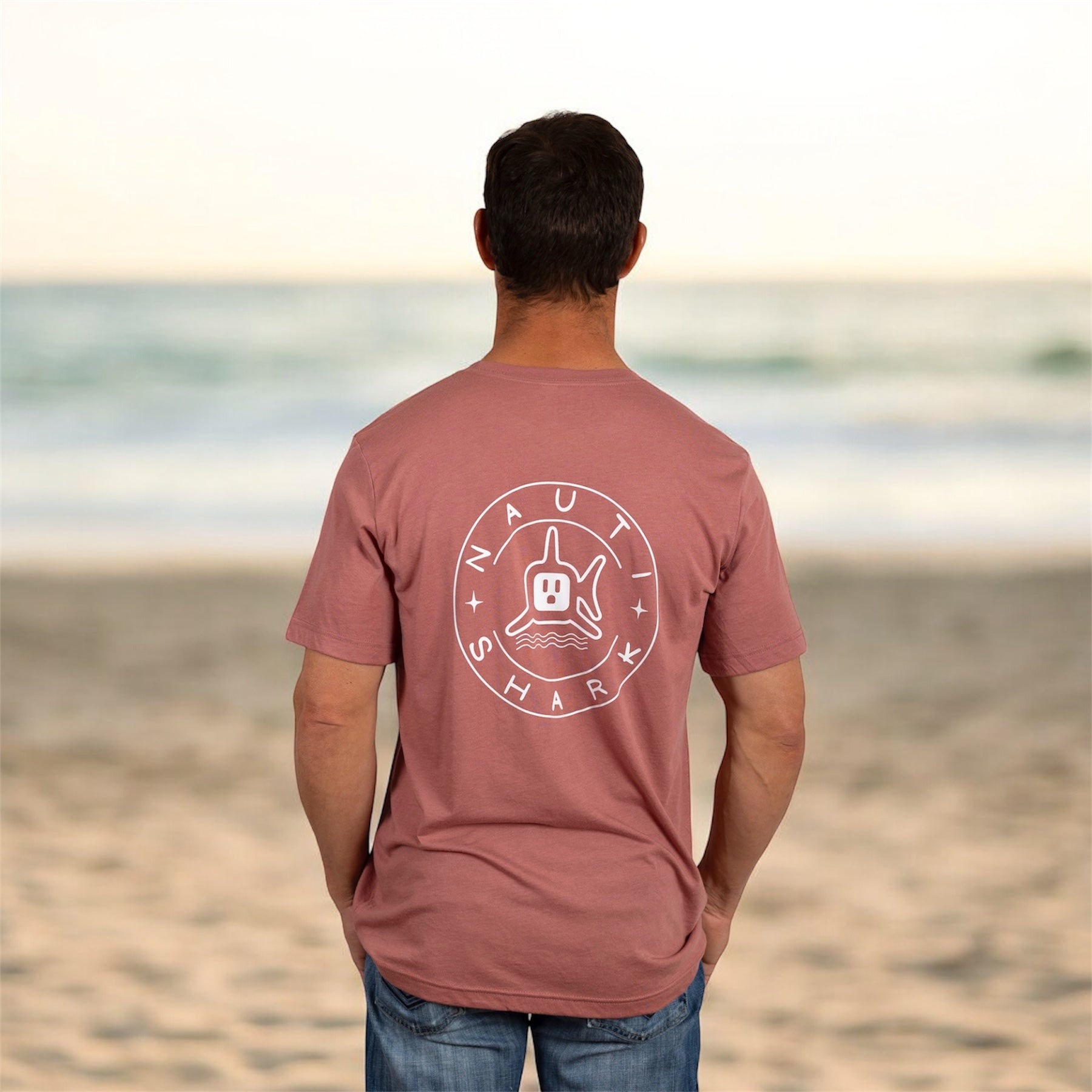Mauve CLASSIC T-Shirt - CLASSIC WHITE LOGO