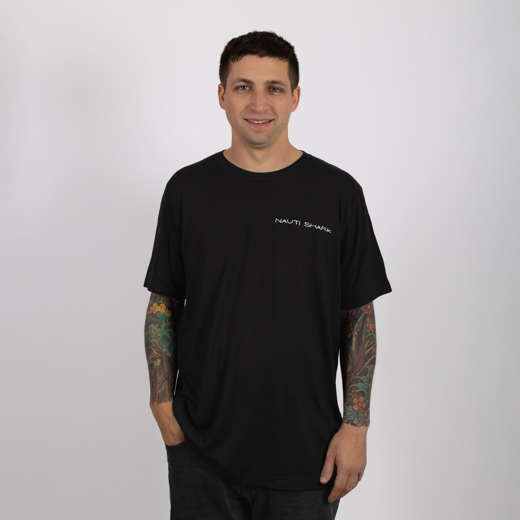 Black LOCAL T-Shirt - LOCAL WHITE LOGO