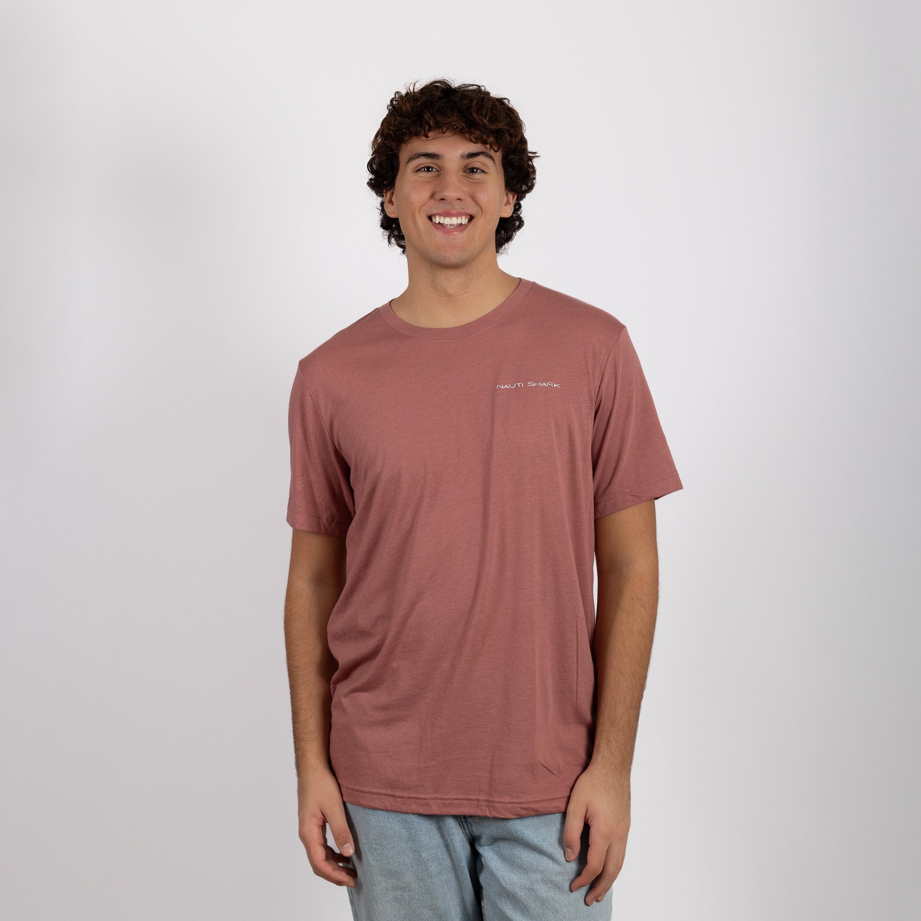 Mauve LOCAL T-Shirt - LOCAL WHITE LOGO