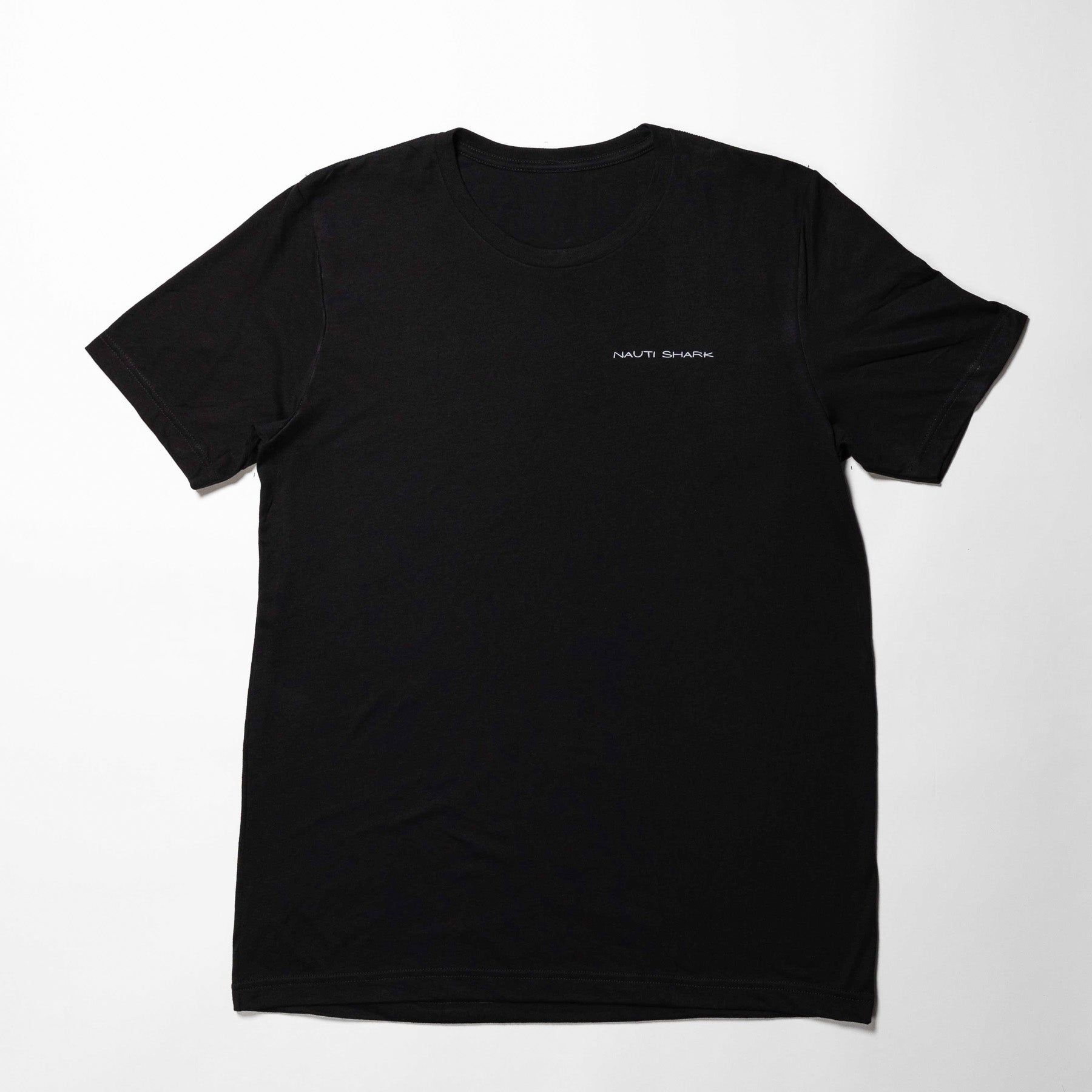 Black COASTAL VAN T-Shirt - VAN WHITE LOGO