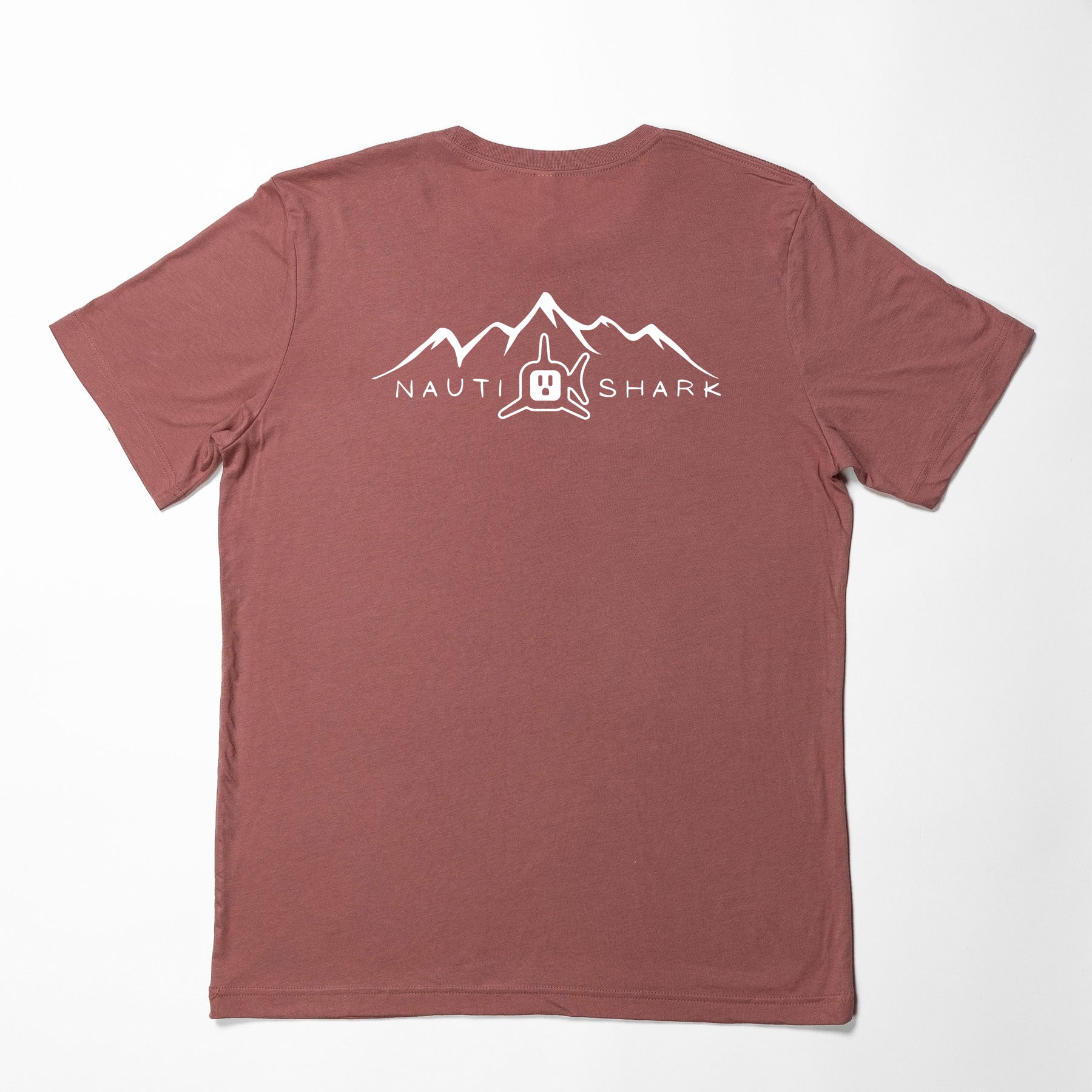 Mauve MOUNTAIN T-Shirt - MOUNTAIN WHITE LOGO