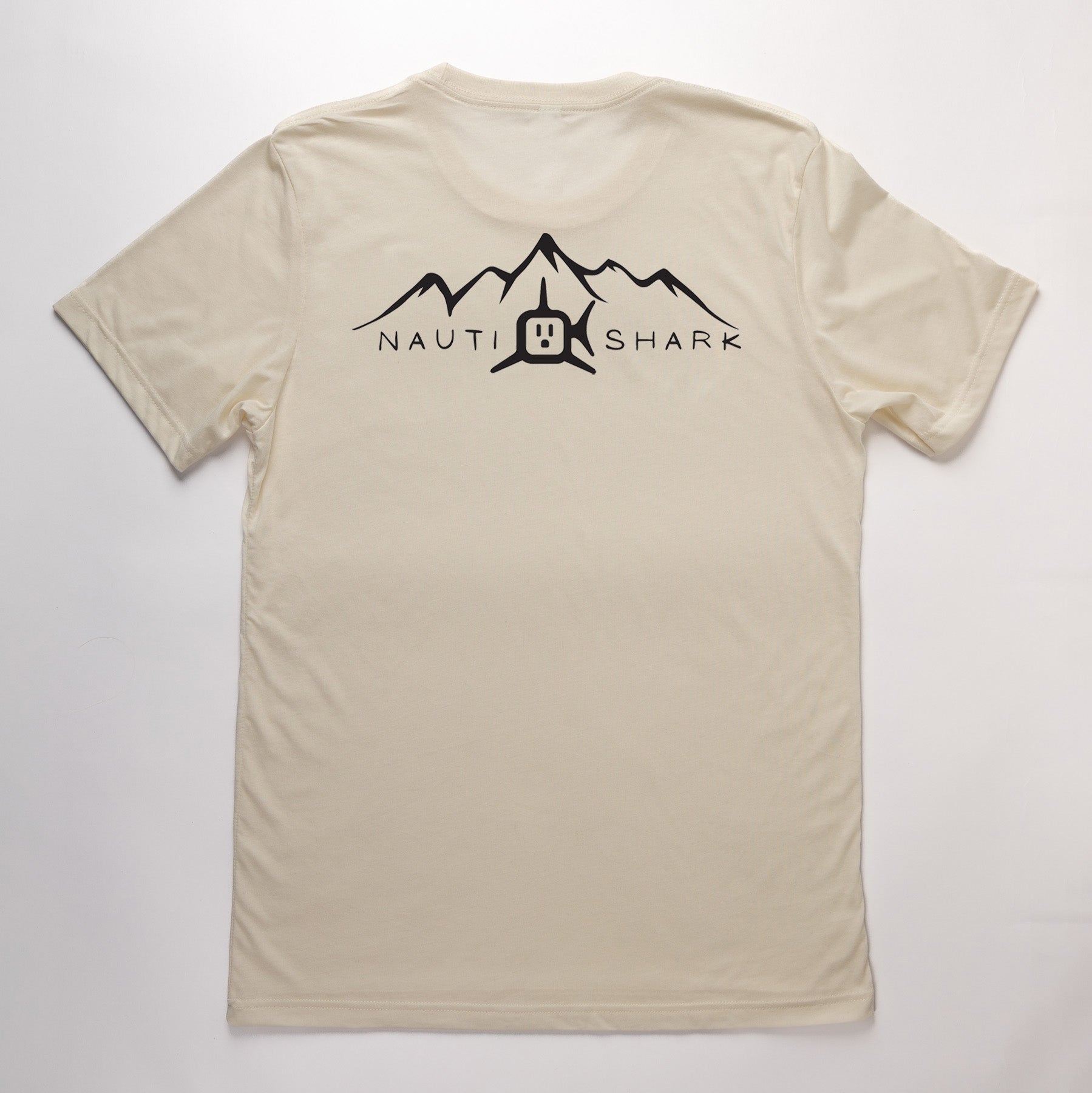 Natural MOUNTAIN T-Shirt - MOUNTAIN BLACK LOGO